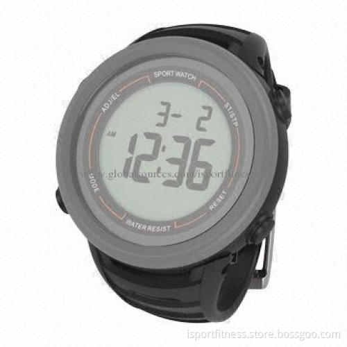 10 Laps Countdown Wrist Stopwatch with Alarms